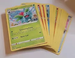 Pokemon GO - Lot of 43 Basic Base Cards - NO DUPLICATES - Image 1