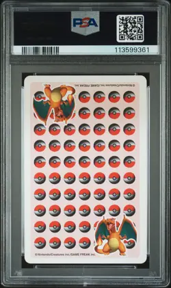 1998 POKEMON STADIUM RED VERSION PLAYING CARDS QUEEN OF HEARTS KAKUNA PSA 9 - Image 2