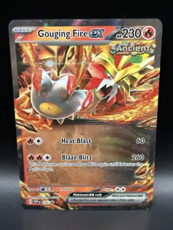 Gouging Fire ex 144 - Pokemon Scarlet & Violet Black Star Promo Card - NM+ - Image 1