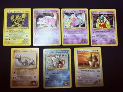 Vintage Pokemon TCG - Gym Heros Card Lot - WoTC LP/NM Condition - Image 2