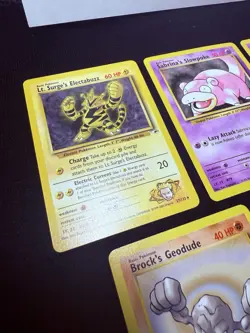 Vintage Pokemon TCG - Gym Heros Card Lot - WoTC LP/NM Condition - Image 3