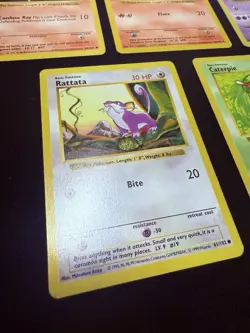 Vintage Pokemon TCG - Base Set Shadowless Card Lot Common/Uncommon (MP/LP) - Image 3