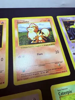 Vintage Pokemon TCG - Base Set Shadowless Card Lot Common/Uncommon (MP/LP) - Image 4