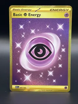 Pokemon TCG Basic Psychic Energy 207/165 S&V Hyper Rare Card - Image 1