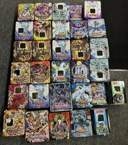 Lot of 31 Yugioh Collector Tins - Empty Tins No Cards - Image 1
