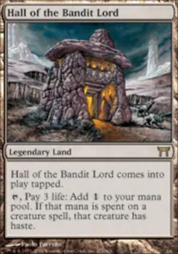 MTG Hall of the Bandit Lord, Moderate Play, English Champions of Kamigawa - Image 1