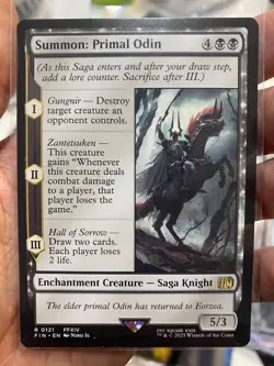 Summon: Primal Odin Final Fantasy Regular MINT - Image 1