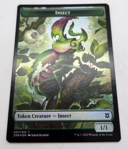 Foil - Cat Beast // Insect Double-sided Token - Zendikar Rising (ZNR) - MTG - Image 2