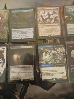 Magic The Gathering Spiderman Lot. Terminate Foil. Eddie Brock, Spider-man 2099 - Image 3