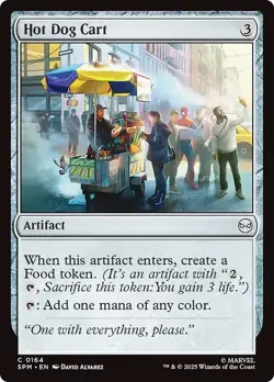 HOT DOG CART x4 mtg NM-M Marvel's Spider-Man 4 Common - Image 1