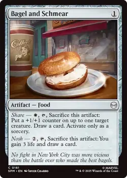BAGEL AND SCHMEAR x4 mtg NM-M Marvel's Spider-Man 4 Common - Image 1