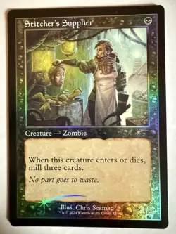 MTG ** IN HAND, SHIPS QUICK ** Stitcher's Supplier (Retro Frame) ** FOIL ** - Image 1