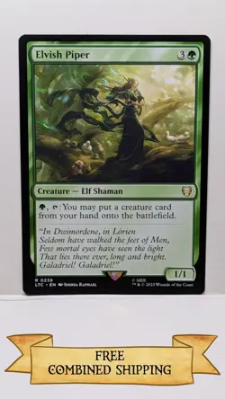 Elvish Piper Commander: the Lord of the Rings: Tales of Middle-Earth Regular - Image 1