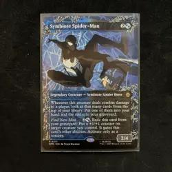 MTG Symbiote Spider-Man Borderless - Marvel's Spider-Man #217 NM/Pack Fresh - Image 1