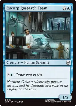 OSCORP RESEARCH TEAM x4 mtg NM-M Marvel's Spider-Man 4 Common - Image 1