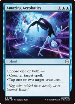 AMAZING ACROBATICS x4 mtg NM-M Marvel's Spider-Man 4 Common - Image 1