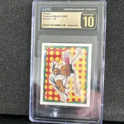 1998 POKEMON MERLIN SERIES 1 DODRIO #85 CGC PRISTINE 10 - Image 1