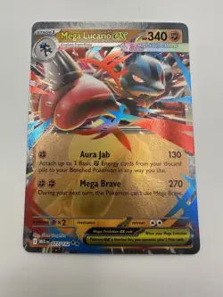 Mega Lucario EX 77/132 - Pokemon Mega Evolution TCG - Near Mint - Image 1