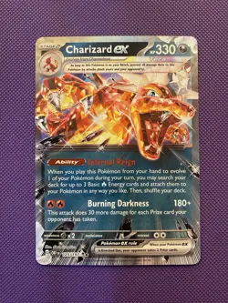 Pokemon TCG Charizard ex Sv03: Obsidian Flames 125/197 Holo Double Rare - Image 1