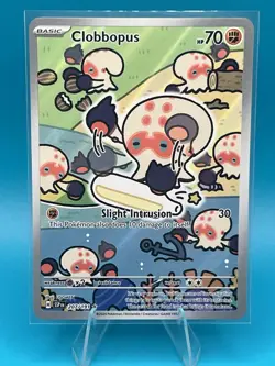 2024 Pokemon Surging Sparks #207 Clobbopus ILLUSTRATION RARE Card MINT - Image 1