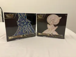 Pokemon TCG Mega Evolution Pokemon Center Exclusive ETB Set of 2 Factory Sealed - Image 1