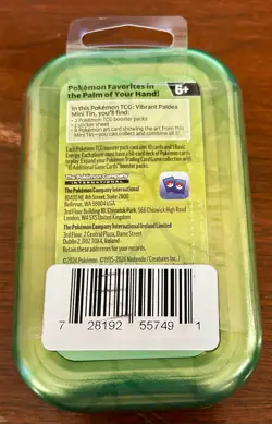 Pokemon TCG Vibrant Paldea Mini Tin - Dachsbun - Image 2