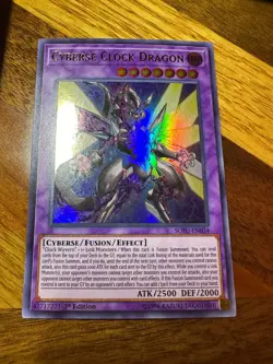Cyberse Clock Dragon SOFU-EN034 1st Edition Ultra Rare LP + BONUS - Image 1
