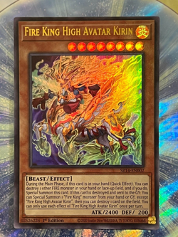 Yu Gi Oh! - Fire King High Avatar Kirin - SR14-EN002 - 1st Ed - Ultra Rare - NM - Image 2