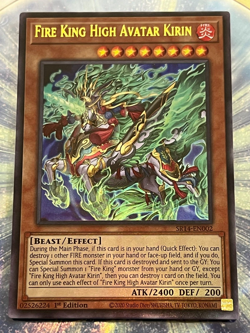 Yu Gi Oh! - Fire King High Avatar Kirin - SR14-EN002 - 1st Ed - Ultra Rare - NM - Image 4