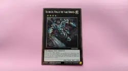 Yugioh Artorigus, King Of The Noble Knights NKRT-EN037 Limited Ed Platinum Rare - Image 1