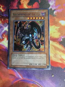 Yu-Gi-Oh! TCG Archfiend of Gilfer RP02-EN094 Secret Rare Retro Pack 2 - Image 1