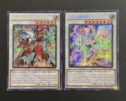 2025 YUGIOH MP25 1ST ED SECRET RARE SINISTER SOUL & PRIMERA PRIMUS NM SET - Image 1