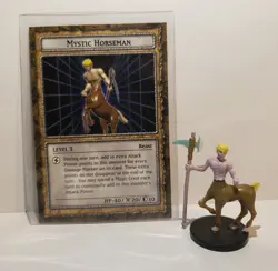 Yugioh Dungeon Dice Monsters DDM Mystic Horseman B1-05 English Card & Figure - Image 1
