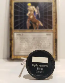 Yugioh Dungeon Dice Monsters DDM Mystic Horseman B1-05 English Card & Figure - Image 3