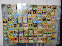 63 Cards 1ST Edition JUNGLE ROCKET FOSSIL WOTC Card Lot Pokemon LP Mostly - Image 1
