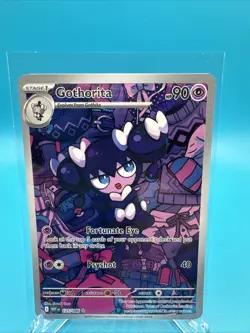 🔥 Gothorita 125/086 Sv: White Flare IR Holo Pokemon Card NM 🔥 - Image 1