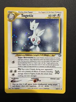 Togetic Neo Genesis Holo Card 16/111 Unlimited Edition NM - Image 1