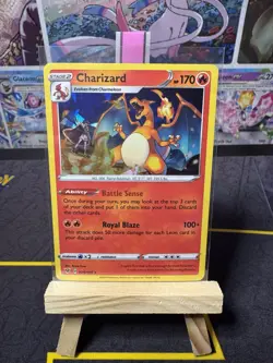 Pokemon TCG Charizard Cracked Ice Holo Card 025/185 Near Mint Condition - Image 1