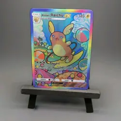 NEW! Alolan Raichu Pokemon TCG POCKET Special Illustration Rare Immersive Card - Image 1