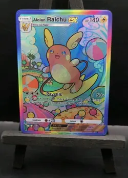 NEW! Alolan Raichu Pokemon TCG POCKET Special Illustration Rare Immersive Card - Image 2