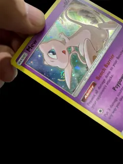 Mew SM215 Black Star Promo Holo Rare Sun & Moon Pokemon Card 2019 NM w/SWIRL - Image 2