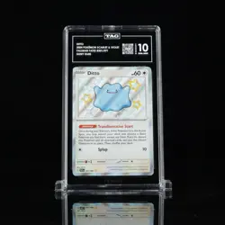 Pokemon Card Ditto 201/091 Tag 10 Gem Mint Shiny Paldean Fates - Image 3