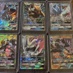 Random Lot Pokemon Card TGC - 5 FULL ART CARDS (1 TRAINER + 4 GX/EX/V OR REG) - Image 4