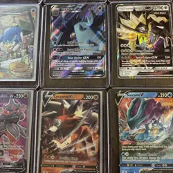 Random Lot Pokemon Card TGC - 5 FULL ART CARDS (1 TRAINER + 4 GX/EX/V OR REG) - Image 5