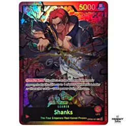 One Piece Card Shanks OP09-001 Starter Deck: Red Shanks ST-23 English - Image 1