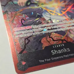 One Piece Card Shanks OP09-001 Starter Deck: Red Shanks ST-23 English - Image 5
