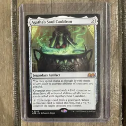 Agatha's Soul Cauldron Wilds of Eldraine Magic The Gathering MTG Promo M/NM - Image 1