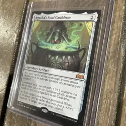 Agatha's Soul Cauldron Wilds of Eldraine Magic The Gathering MTG Promo M/NM - Image 2