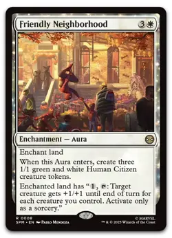 Friendly Neighborhood #8 (NM) Spider-Man SPM Magic MTG - Image 1