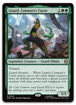 Lizard, Connors's Curse #106 (NM) Spider-Man SPM Magic MTG - Image 1